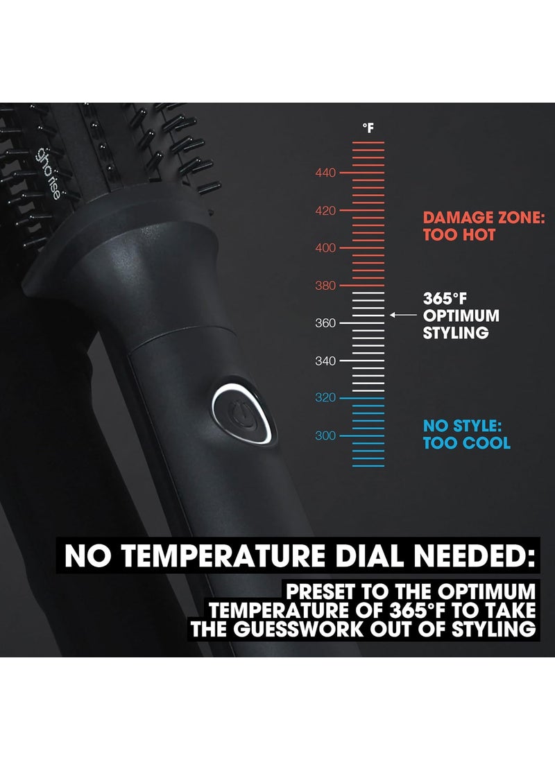 ghd ghd Rise Volumizing Hot Hair Brush  Professional Volumizing Hot Hair Brush for Dry Hair for Maximum Lift with SaferforHair Optimum Styling Temperature  Black  - Image 3