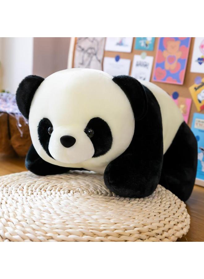 Lying Panda Doll Plush Toy Simulation Panda Doll Animal Pillow Stall Decoration With Logo