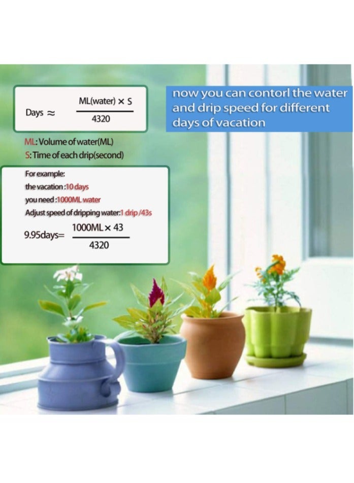 Yakumuz 20 Pack Self Watering Spikes for Plant, Yakumuz Outdoor Automatic Plants Waterer, Insert Devices with Adjustable Valve Switch for Garden Water Planter System Indoor & Outdoor - Image 4