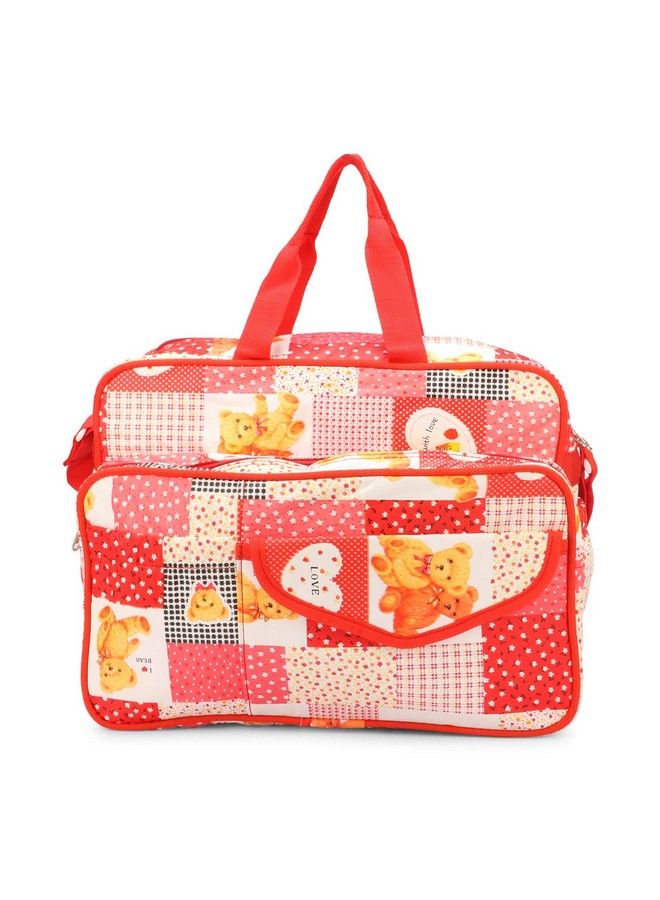 Vanya Handicraft Collection Longing To Buy Baby Bag For Mother Mother Bag Diaper Bag For Girls And Boys (Red)  - Image 4