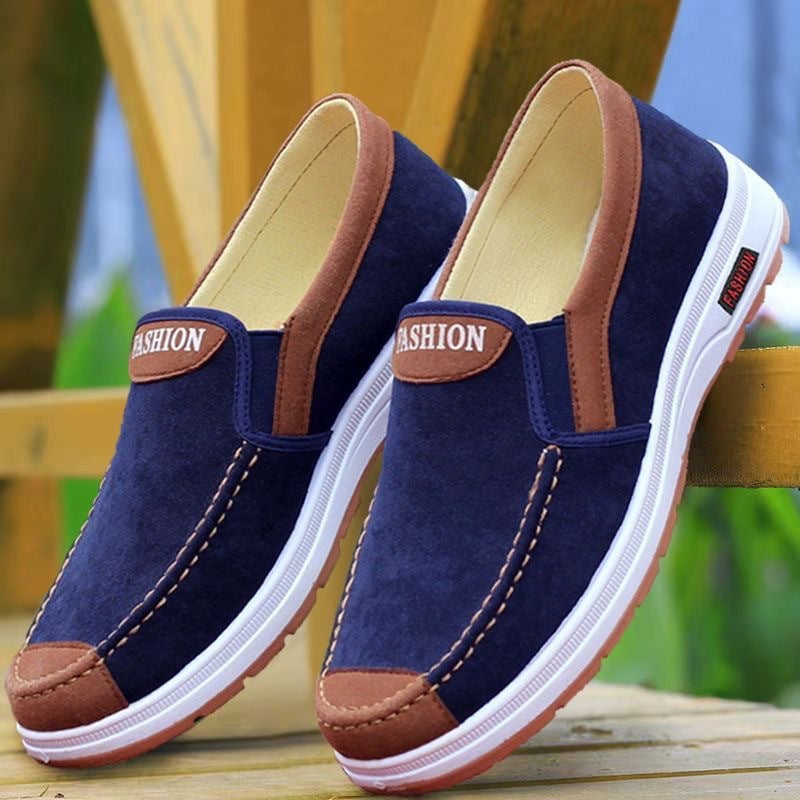 Breathable cloth shoes Beijing beef tendon bottom soft old non-slip lightweight: shoes wear-resistant work shoes canvas shoes comfortable men's board - Image 5