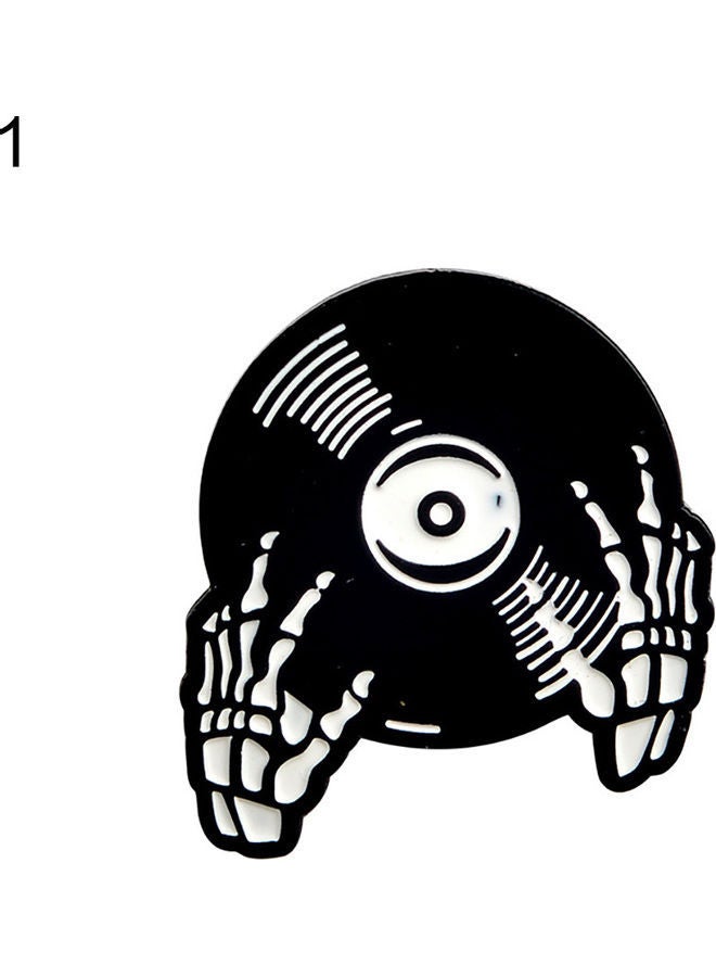 NIBEMINENT Fashion Disc Hand Halloween Brooch Pin