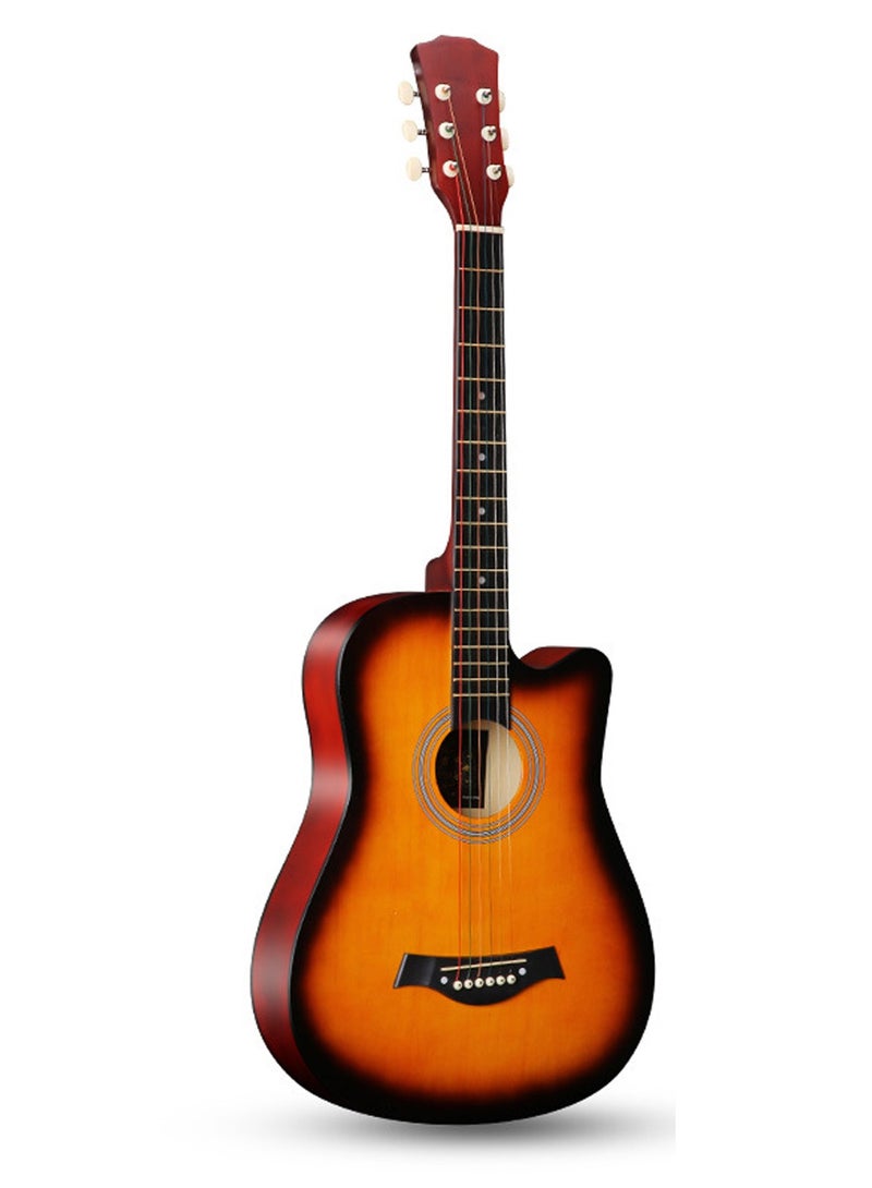 Kabat 38-Inch Folk Guitar Band Guitar Beginner Guitar+ Full Set of Accessories + Tuner - Image 2