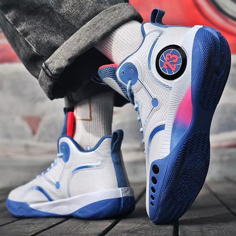 Children'S Mandarin Duck Shoes Men'S Summer Breathable Teen Pink Basketball Shoes Boys Sneaker - Image 1