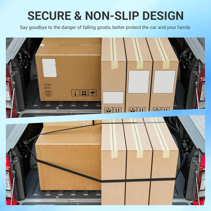 SZYANG أحزمة ربط قابلة للسحب SZYANG 2PCS لسيارة فورد F150 من 2015-2026 - بديل لأحزمة الربط - Image 3