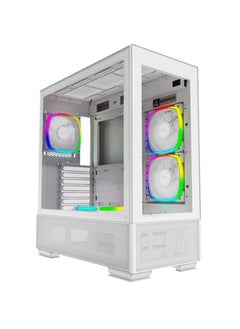 Vektra RDY Sky Two White AMD 003 Gaming PC / Ryzen 5 7600X / RTX 4060 Ti / 32GB DDR5 RAM / 1TB Gen4 SSD / 550W / Air Tower Cooler / Windows 11 Pro / 2 Years Warranty 