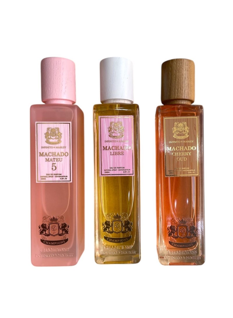 Champion 3-Piece Machado Cherry Machado Libre Machado Mateu 200ml - Image 2