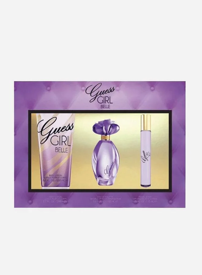 جس Girl Belle 3 Piece Fragrance Gift Set
