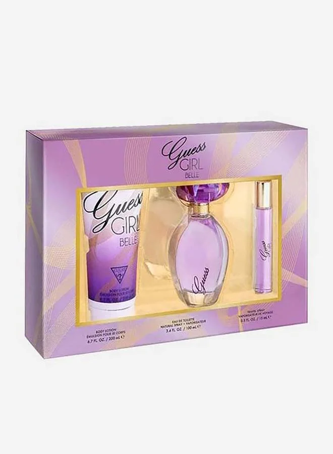 جس Girl Belle 3 Piece Fragrance Gift Set