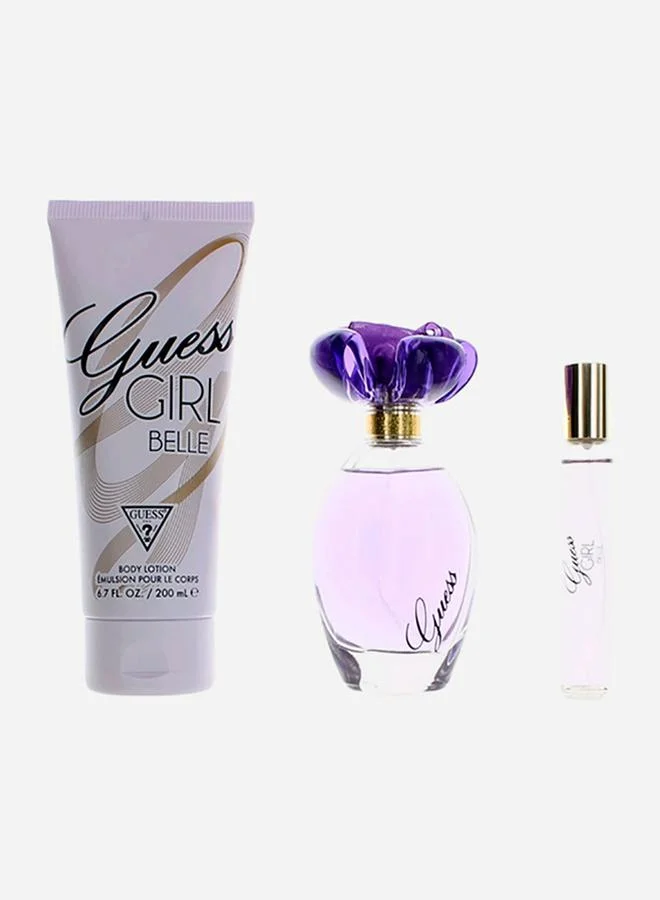 جس Girl Belle 3 Piece Fragrance Gift Set
