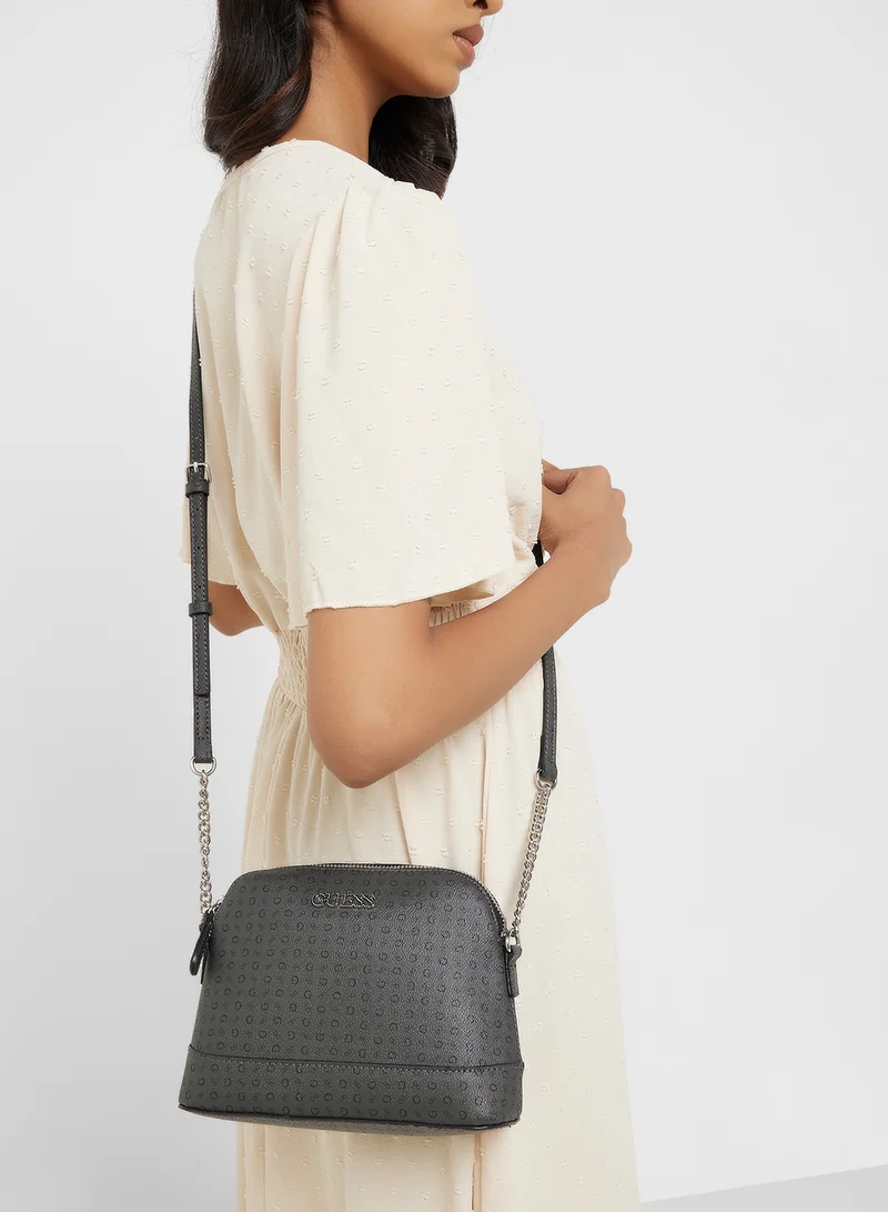 GUESS Tidewood Mini Top Zip Crossbody