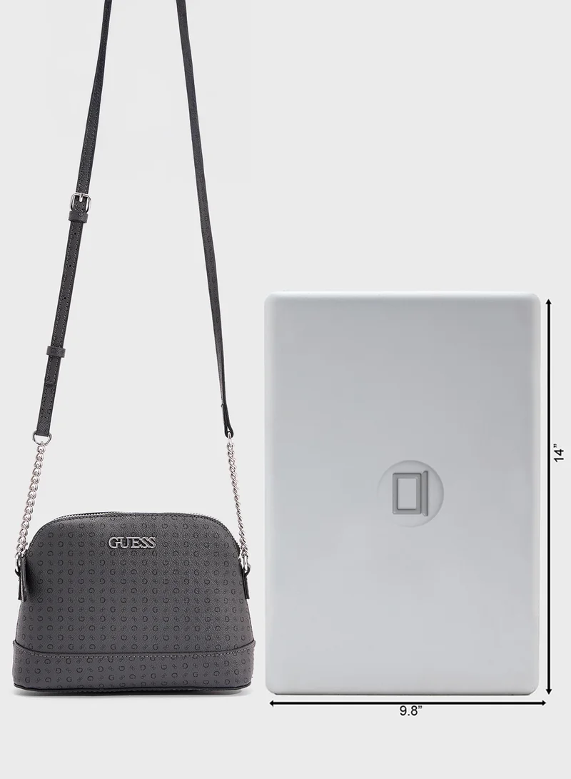 GUESS Tidewood Mini Top Zip Crossbody