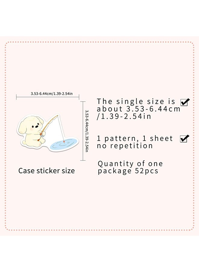 Quantum 104 Pcs Spring Series Cute Dog Stickers - Cute Graffiti Sticker Cute Pet Waterproof Sticker for Water Bottle Laptop Luggage Stationery Art Decor - Image 2