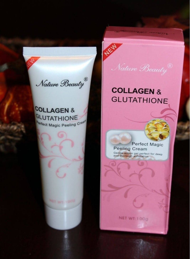 كريم تقشير الكولاجين والجلوتاثيون 100 جرام