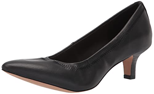 clarks حذاء كلاركس النسائي شوندره راي، أسود صناعي، 7.5 - Image 1