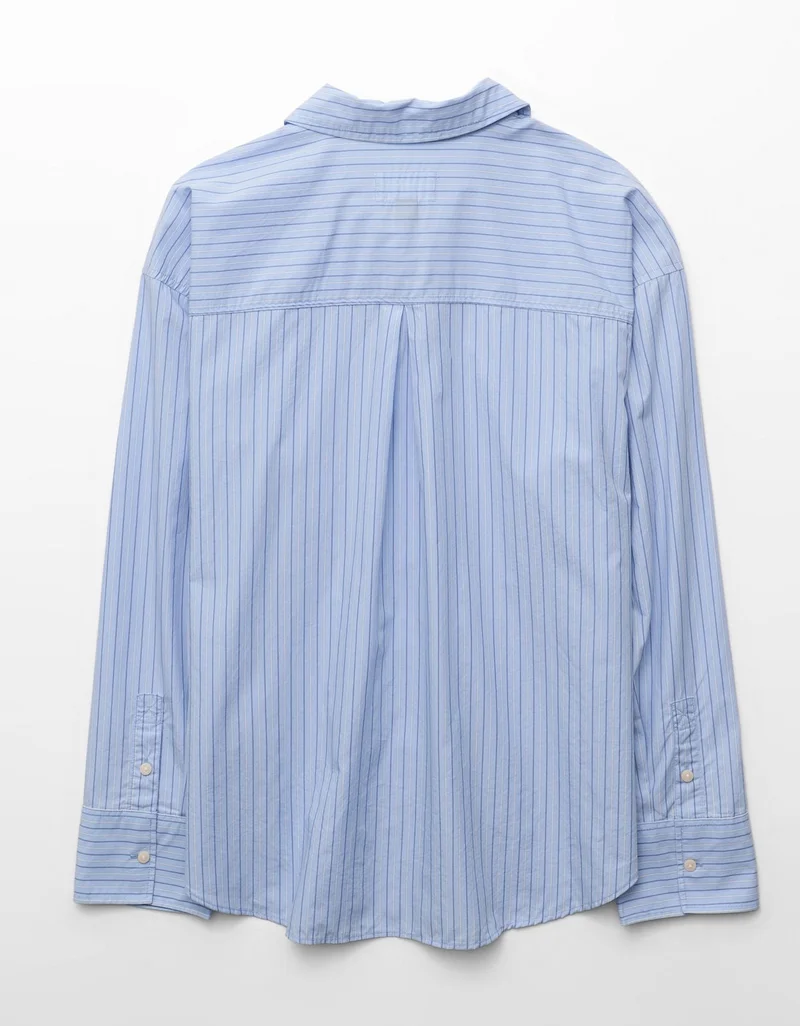 American Eagle  AE Poplin Button-Up Shirt for Women | Best Price UAE
