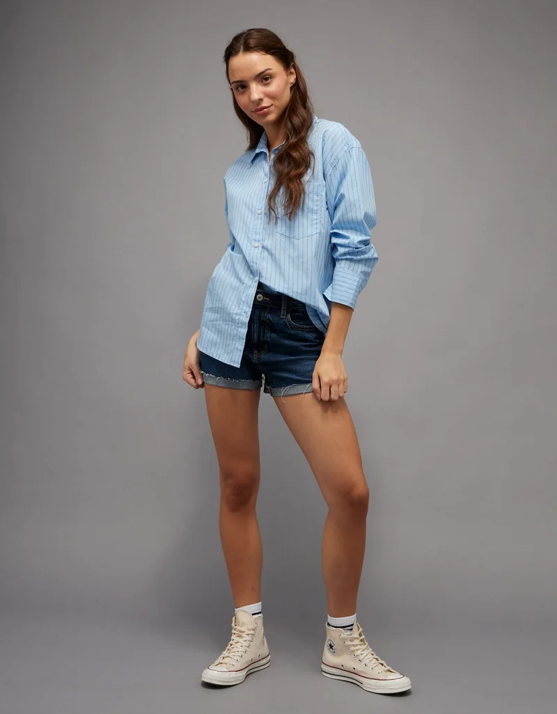 AE Poplin Button-Up Shirt