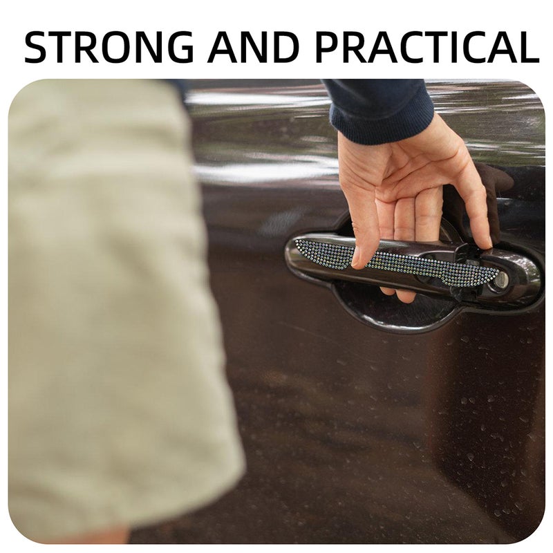 8pcs Car Door Guard Cover Protector Car Anticollision Protector Door Handle Scratch Resistant Anticollision Cover Safety Door Handle Covers - Image 2