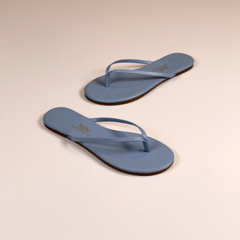 Tkees Women's Baby Blue Flip Flops