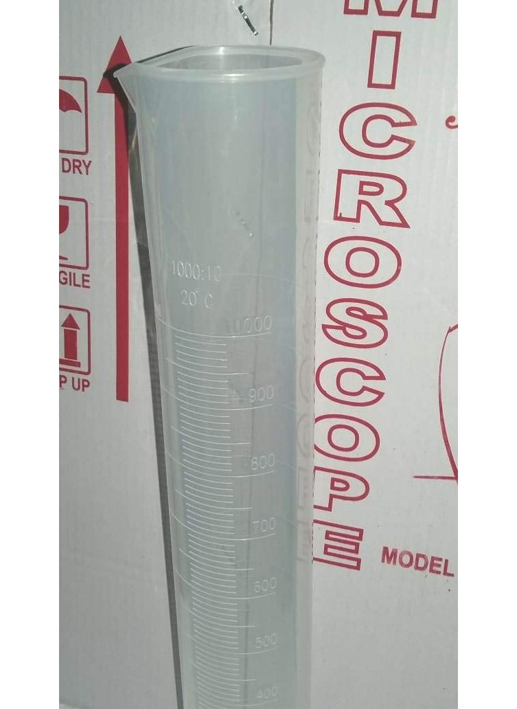 Generic Measuring Cylinder 1000 mlTransparent Plastic Graduated International Manufacturer  - Image 4