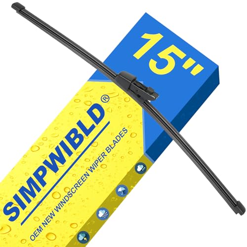 SIMPWIBLD 15 inch Rear Wiper blades Replacement for 2018-2022 Volkswagen Tiguan Windshield wiper blades (Pack of 1) - Image 1