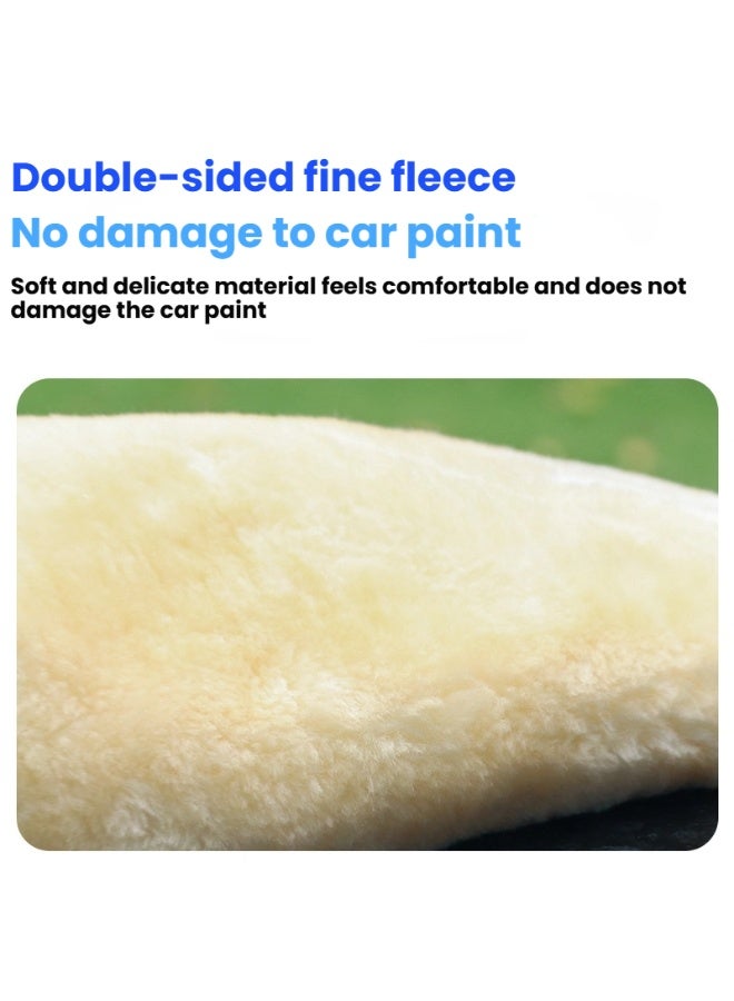 2 Piece Ultra Soft Microfiber Car Wash Mitts with Plush Texture Scratch Free Design for Gentle Effective and Efficient Car Cleaning - Image 4