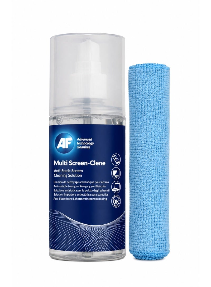 AF MULTI SCREEN CLENE 200ML+ MICRO FIBRE - Image 1