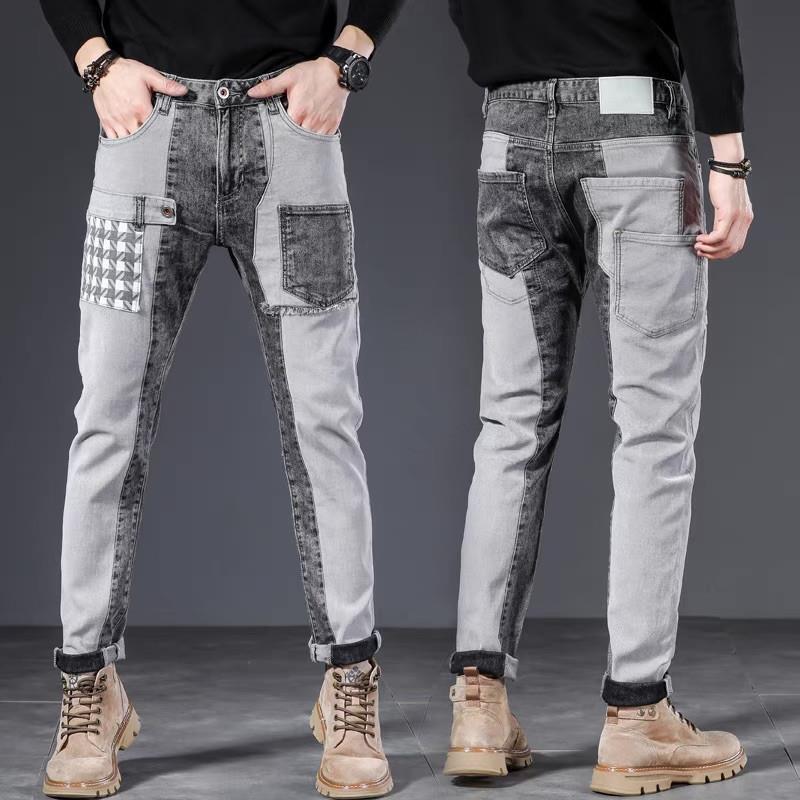 Unisex Classic Denim Jeans Loose Fit Daily Outdoor Wear - Image 1