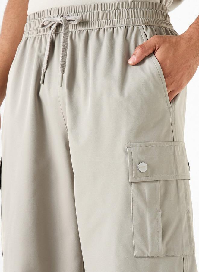 Starter Drawstring Detail Pants with Pockets - Image 4