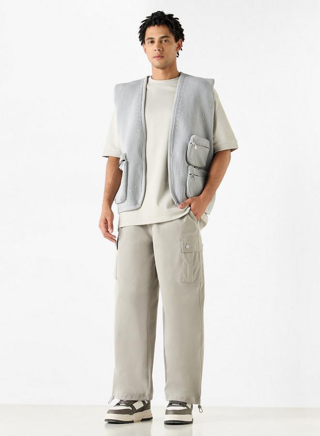Starter Drawstring Detail Pants with Pockets - Image 2