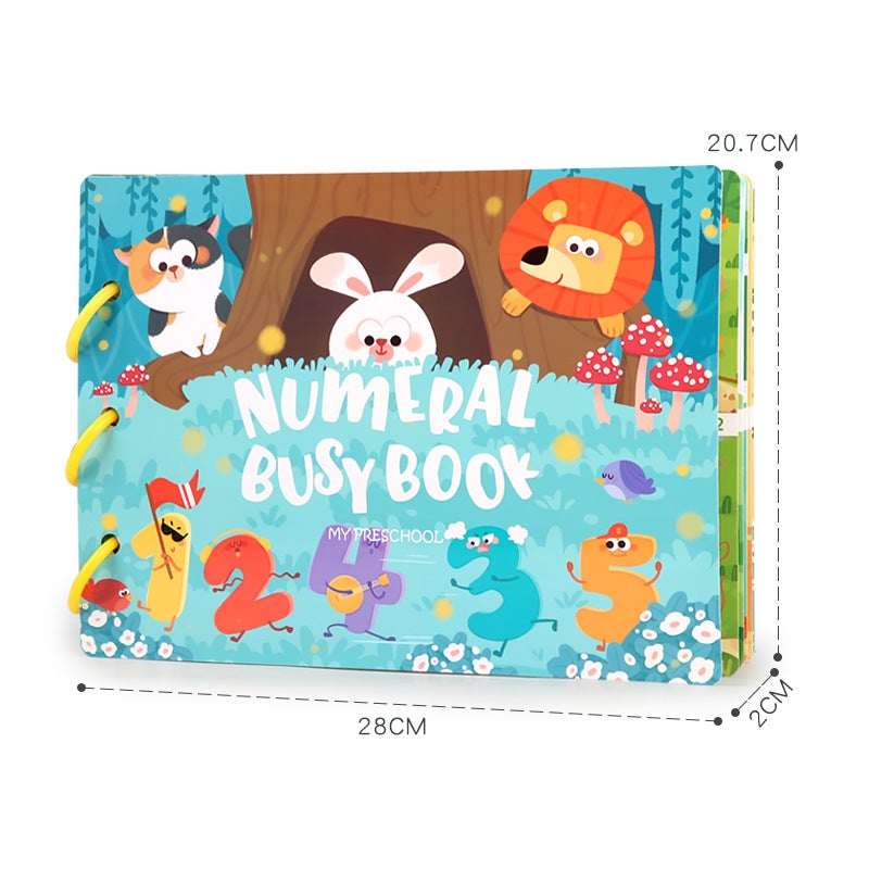 Enlightenment Early Education Cartoon Quiet Sticker Book Children'S Educational Toys Craft Material Kit Reusable Sticker Book Busy Book - Image 5