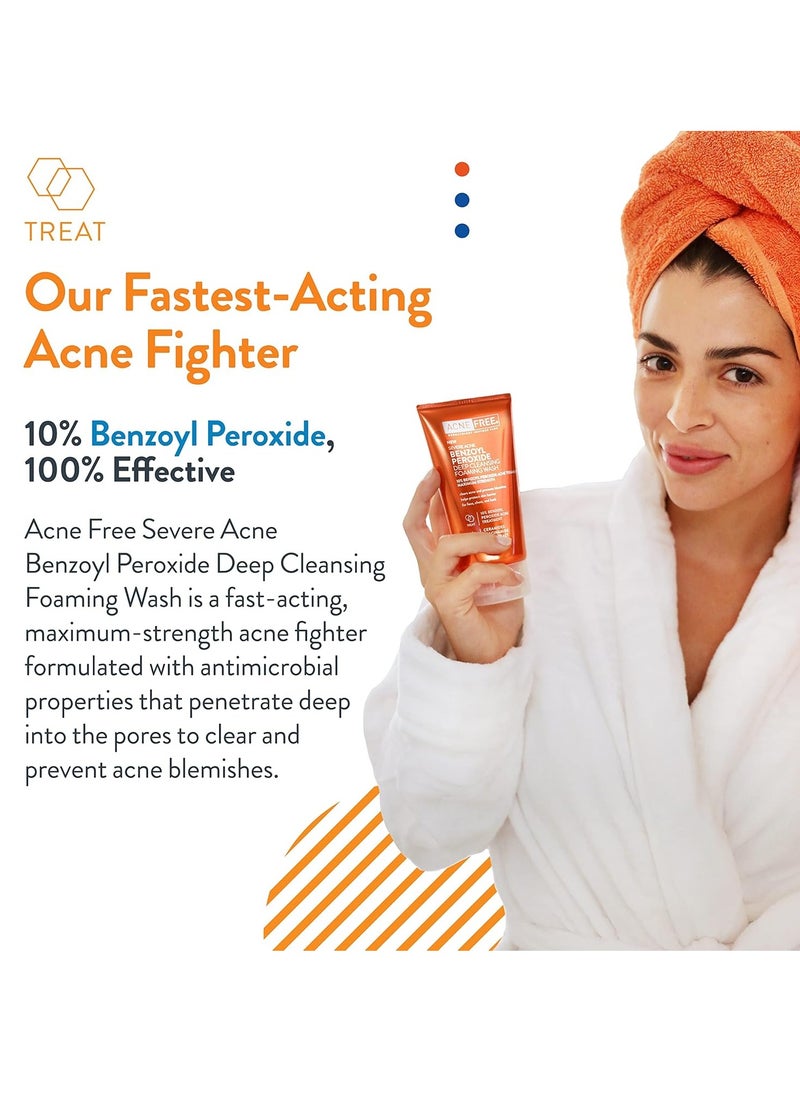 AcneFree Severe Acne 10% Benzoyl Peroxide Foaming Cleansing Wash, 5 Ounce - pzsku/Z9FA232FA34CC4859CF38Z/45/_/1739959062/ffaab987-1a5c-4eda-ab56-5796205ae7bc