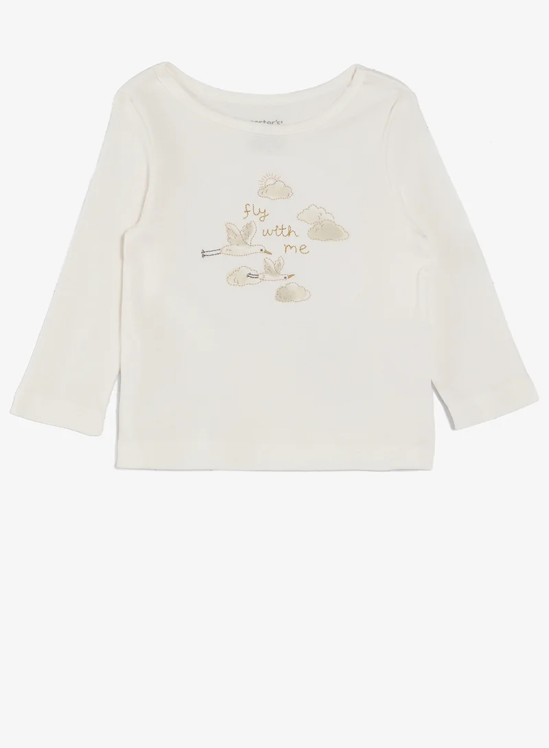 كارترز طقم تي شيرت وبنطلون للأطفال الرضع