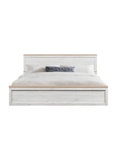 DANUBE HOME Cambridge 180X200 King Bed Stylish And Spacious Bed Frame For Bedroom Durable And Elegant Design Perfect For Comfort And Relaxation Modern Home DÃ©cor - Oak And White Oak  - Image 1