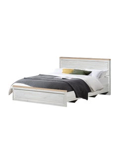 DANUBE HOME Cambridge 180X200 King Bed Stylish And Spacious Bed Frame For Bedroom Durable And Elegant Design Perfect For Comfort And Relaxation Modern Home DÃ©cor - Oak And White Oak  - Image 2
