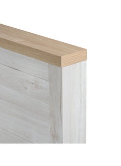 DANUBE HOME Cambridge 180X200 King Bed Stylish And Spacious Bed Frame For Bedroom Durable And Elegant Design Perfect For Comfort And Relaxation Modern Home DÃ©cor - Oak And White Oak  - Image 3