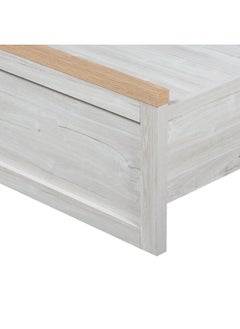 DANUBE HOME Cambridge 180X200 King Bed Stylish And Spacious Bed Frame For Bedroom Durable And Elegant Design Perfect For Comfort And Relaxation Modern Home DÃ©cor - Oak And White Oak  - Image 4