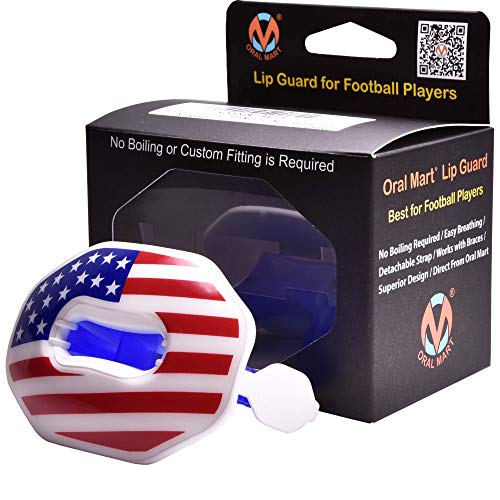 Oral Mart USA Flag Football Mouth Guard - Lip Guard Mouthpiece | Lip Protector Mouthguard (Detachable Strap Included) - Image 5