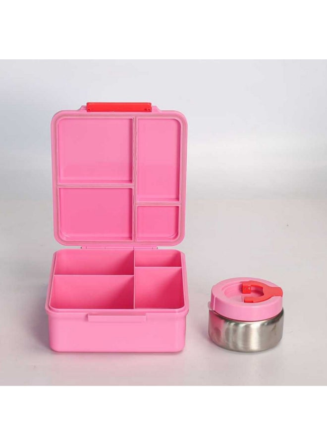 TINY WHEEL Tinybite Girl Lunch Box with Thermos Pink 1350ml 8353 - Image 3