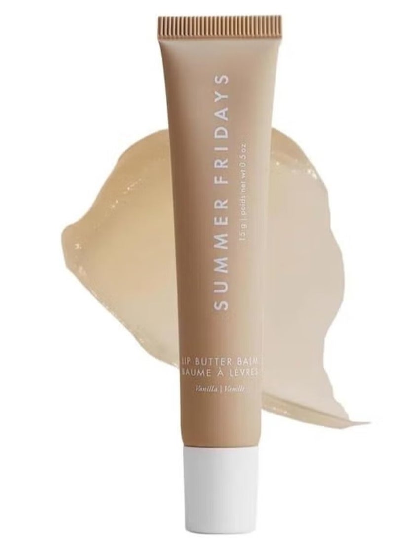 سامر فرايدايز مرطب الشفاه سمر فرايديز - قناع الشفاه المرطب ومرطب الشفاه للرطوبة الفورية واللمعان والترطيب - العناية بالشفاه الشفافة والمهدئة - الفانيليا (0.5 أونصة)