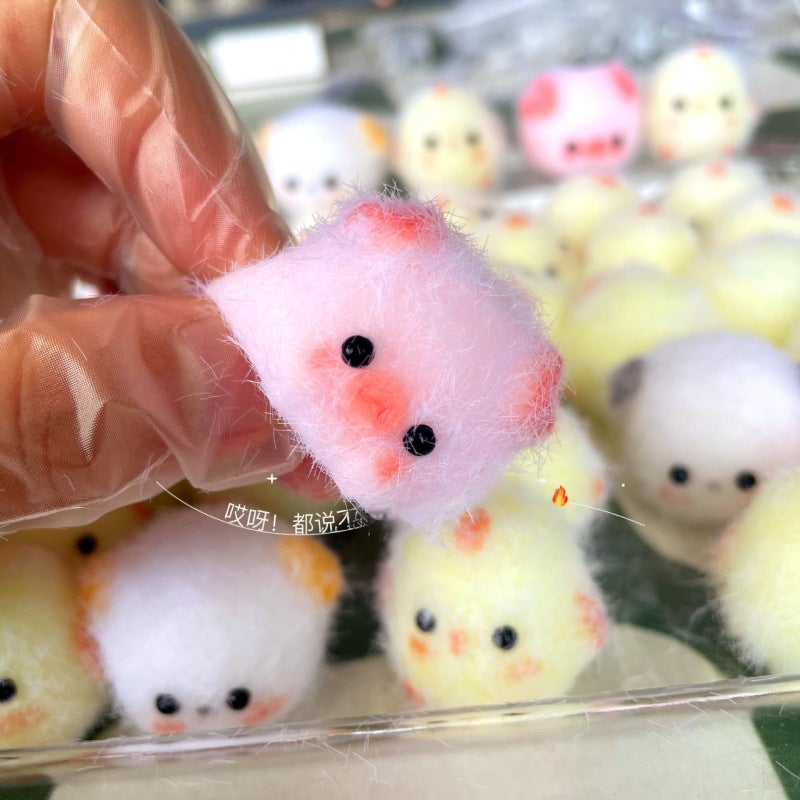Silicone Stress Relief Toy 3.5*3cm 15g High-Quality Durable Safe - DIY Mud-Like Texture Keychain Accessory for Kids, Adolescents and Young Adults - Image 2