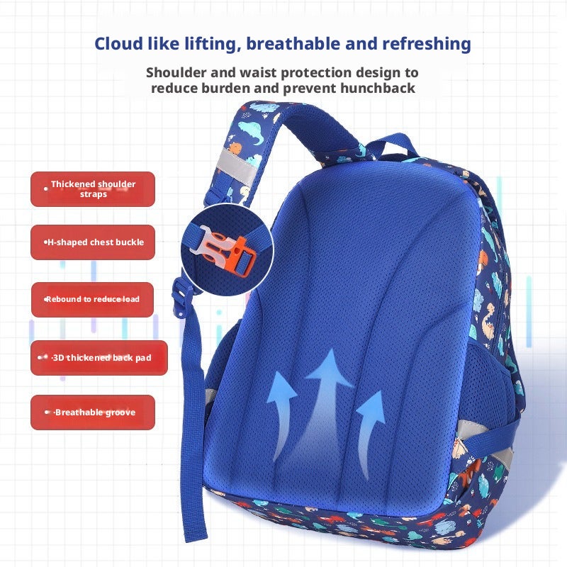 2025 Kids School Backpack Oxford Water-repellent Durable - Image 3