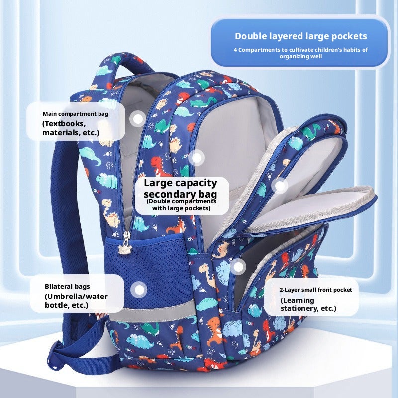 2025 Kids School Backpack Oxford Water-repellent Durable - Image 4