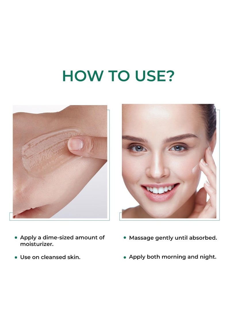  مودي مرطب خالي من الزيوت من أكسبرت مع الشاي الأخضر والسكوالين | يقلل من الشوائب والزيوت الزائدة وعلامات حب الشباب للحصول على بشرة مشرقة وموحدة اللون | مرطب غير دهني وخفيف الوزن لجميع أنواع البشرة، 50 مل - Image 4