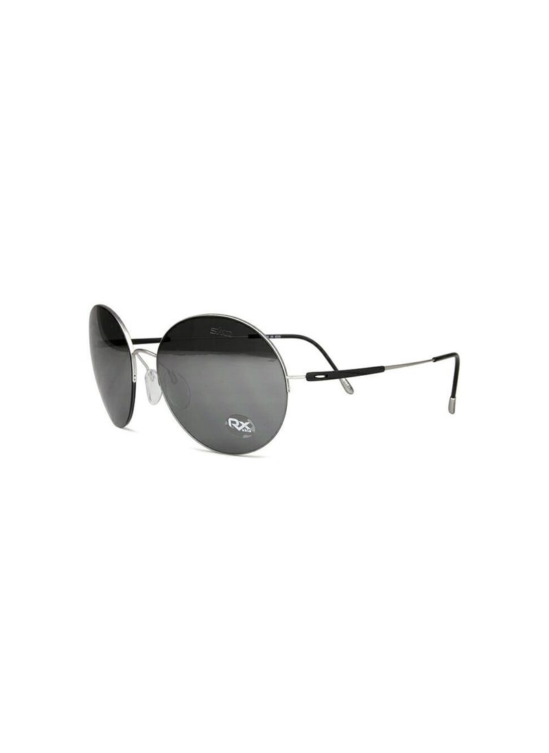 Silhouette Unisex Round Shape Sunglasses - 8685 00 6220 - Lens Size: 54 Mm  - Image 3