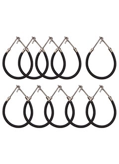 Mini Skater Mini Skater 10Pcs Women Ponytail Hooks Bungee Small Rubber Bands Hair Ties Accessories Elastic Holder Blonde Beige Styling Headbands Tools Claw Thick Hair Clips for Women Black 