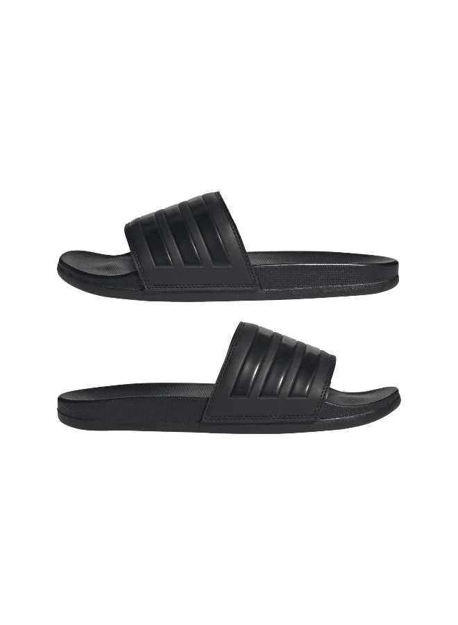 adidas أديليت كومفورت سلايدز رياضية سوداء للجنسين 4