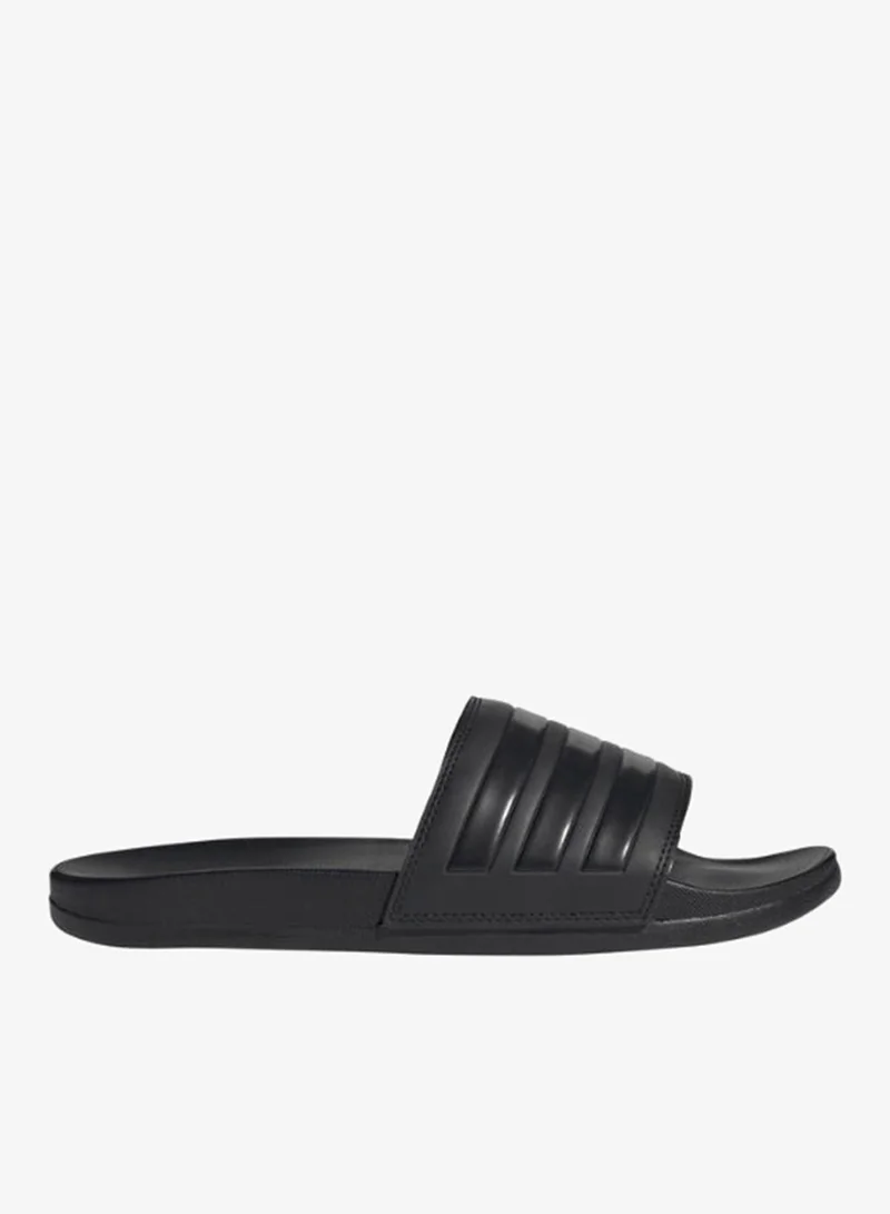 Adidas Adilette Comfort U Black Sportswear Sandals/Slippers For Unisex