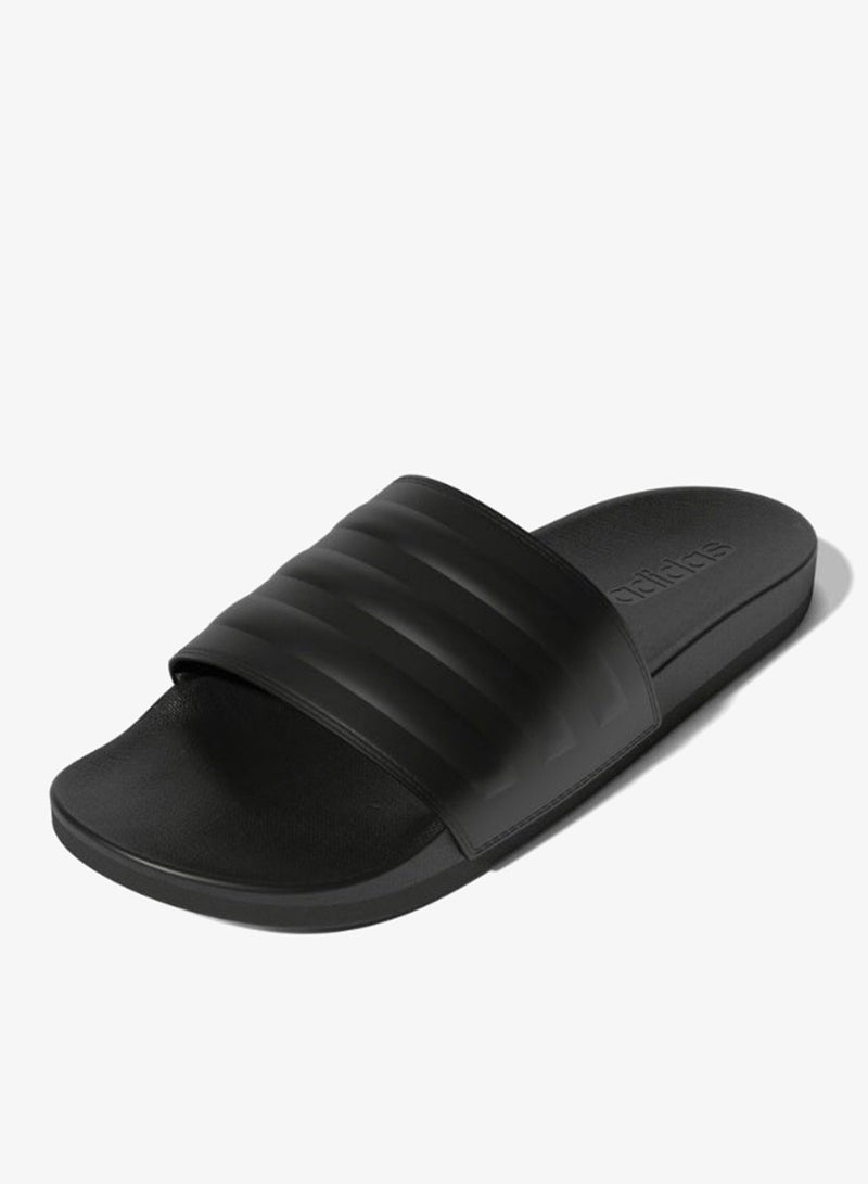 adidas أديليت كومفورت سلايدز رياضية سوداء للجنسين 4 - Image 3