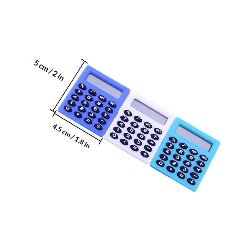3 قطع صغيرة من الطلاب تعلم Caculator أداة حساب عداد محمولة - Image 2